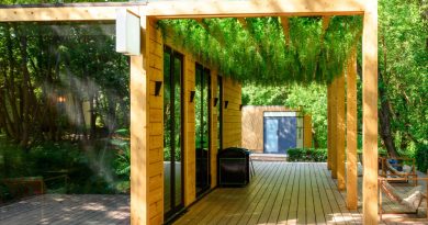 Abri de jardin en résine à toit plat